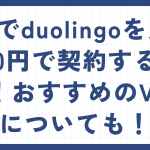 vpnでduolingoを月額200円で契約する方法!おすすめのVPNについても!